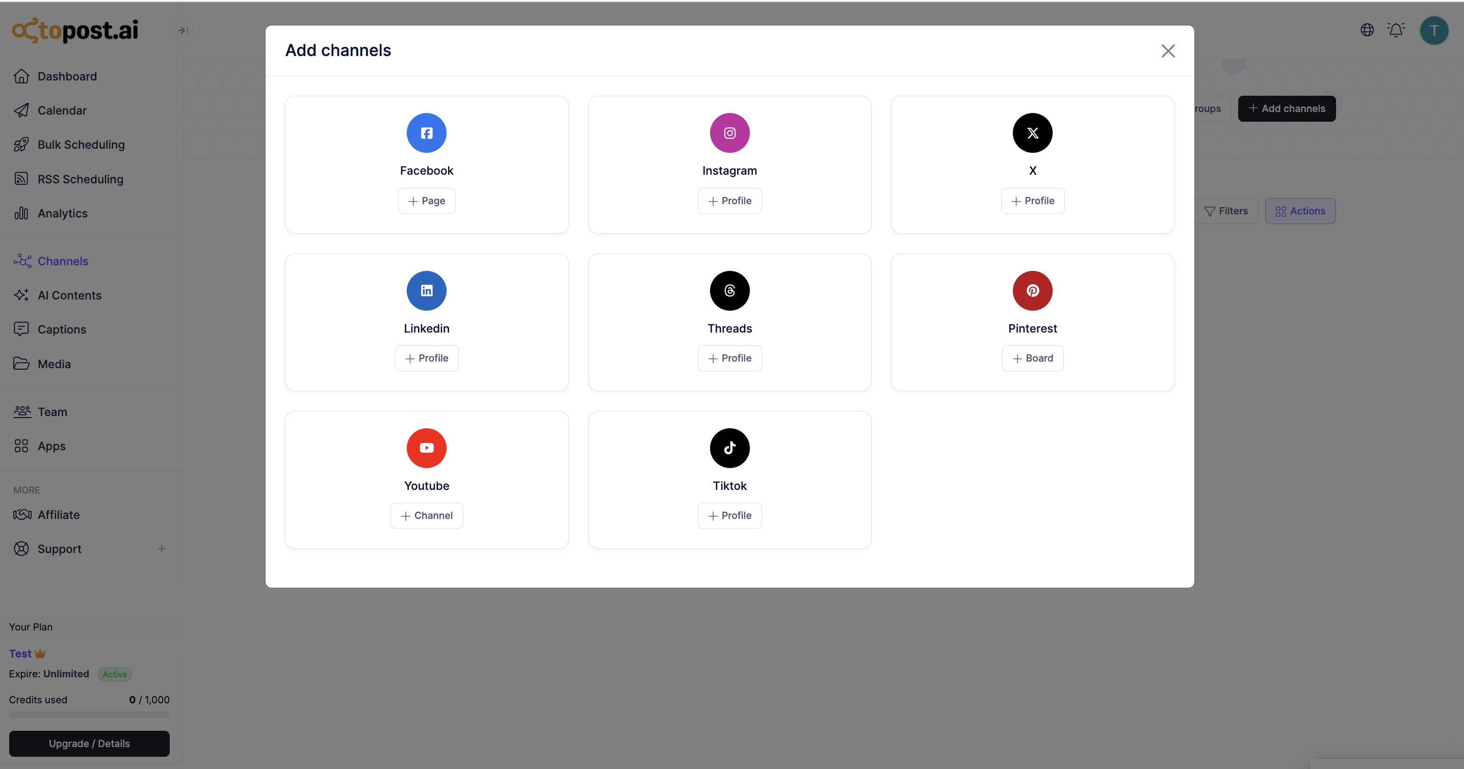 Connect All Your Social Accounts