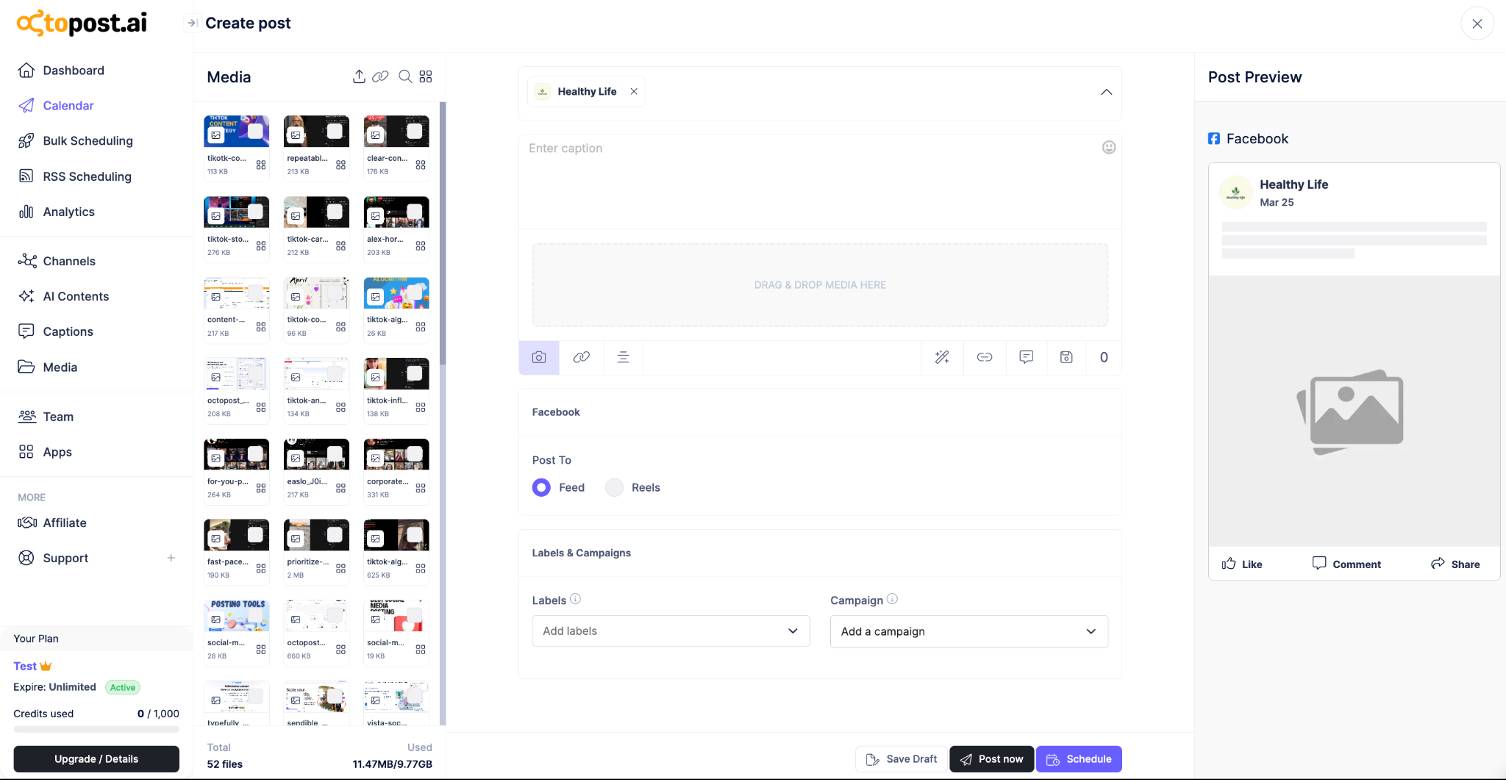 Create a new post