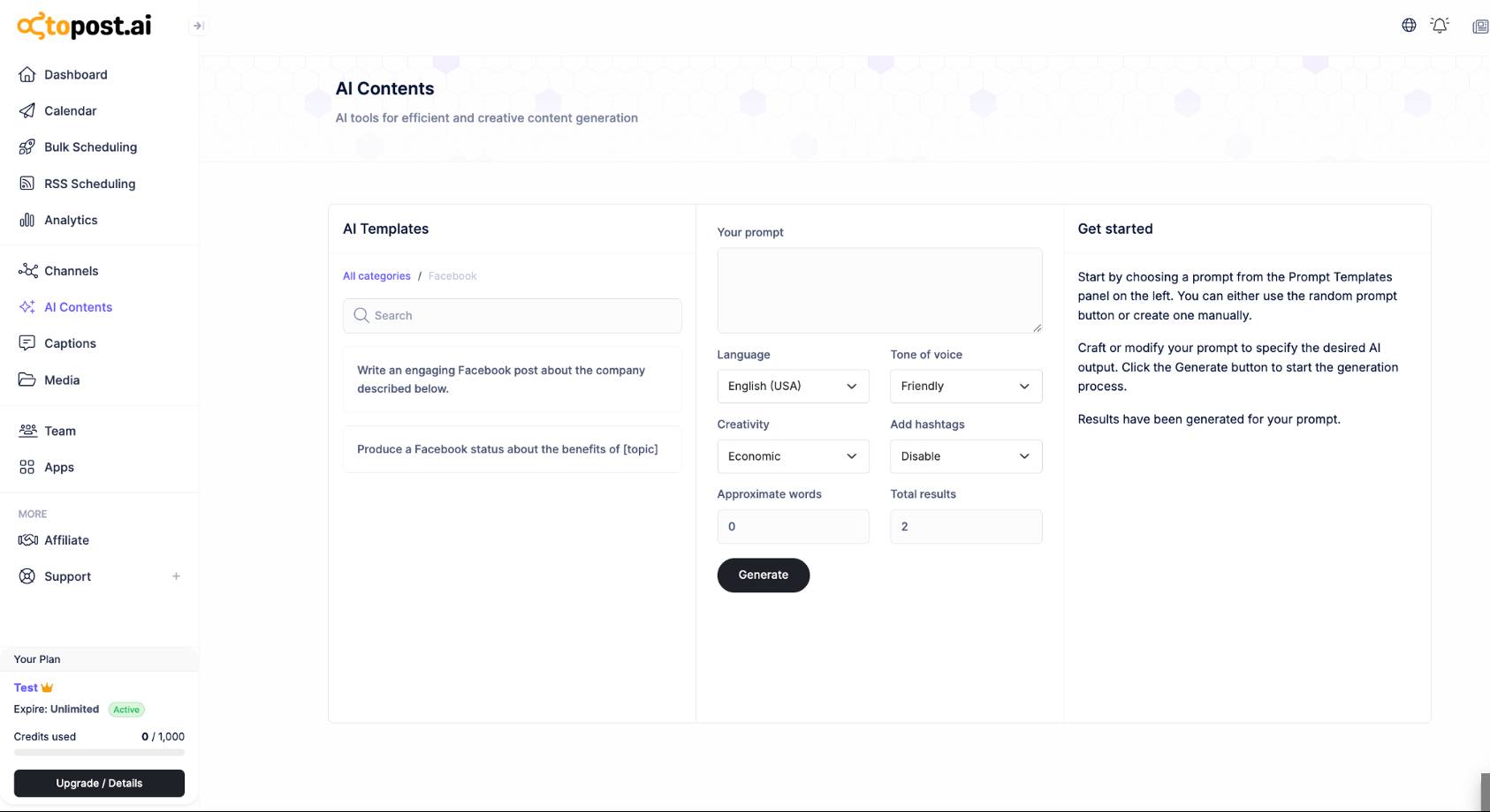 Facebook Post Scheduler