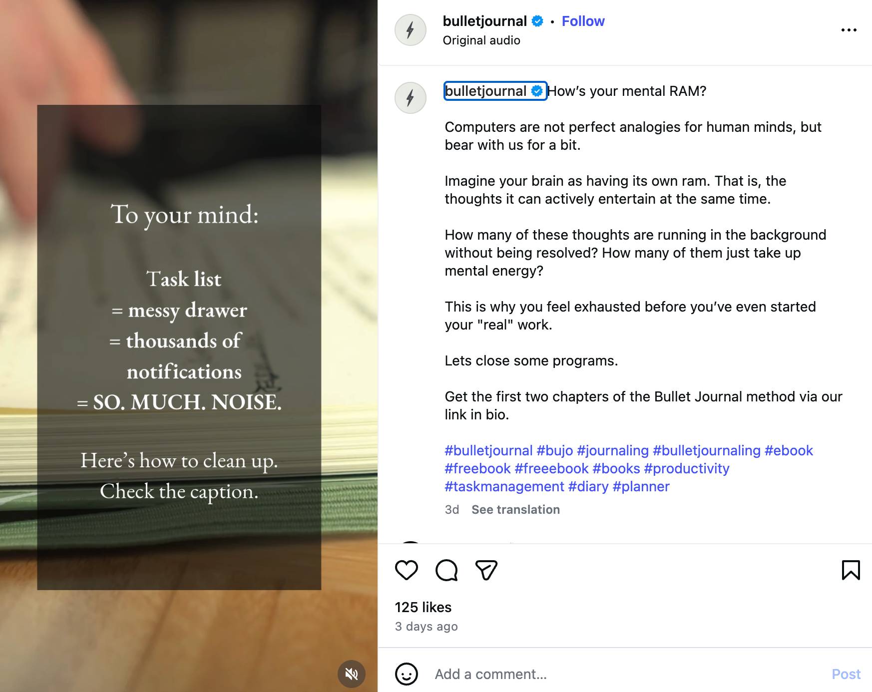 educational content by Bullet Journal