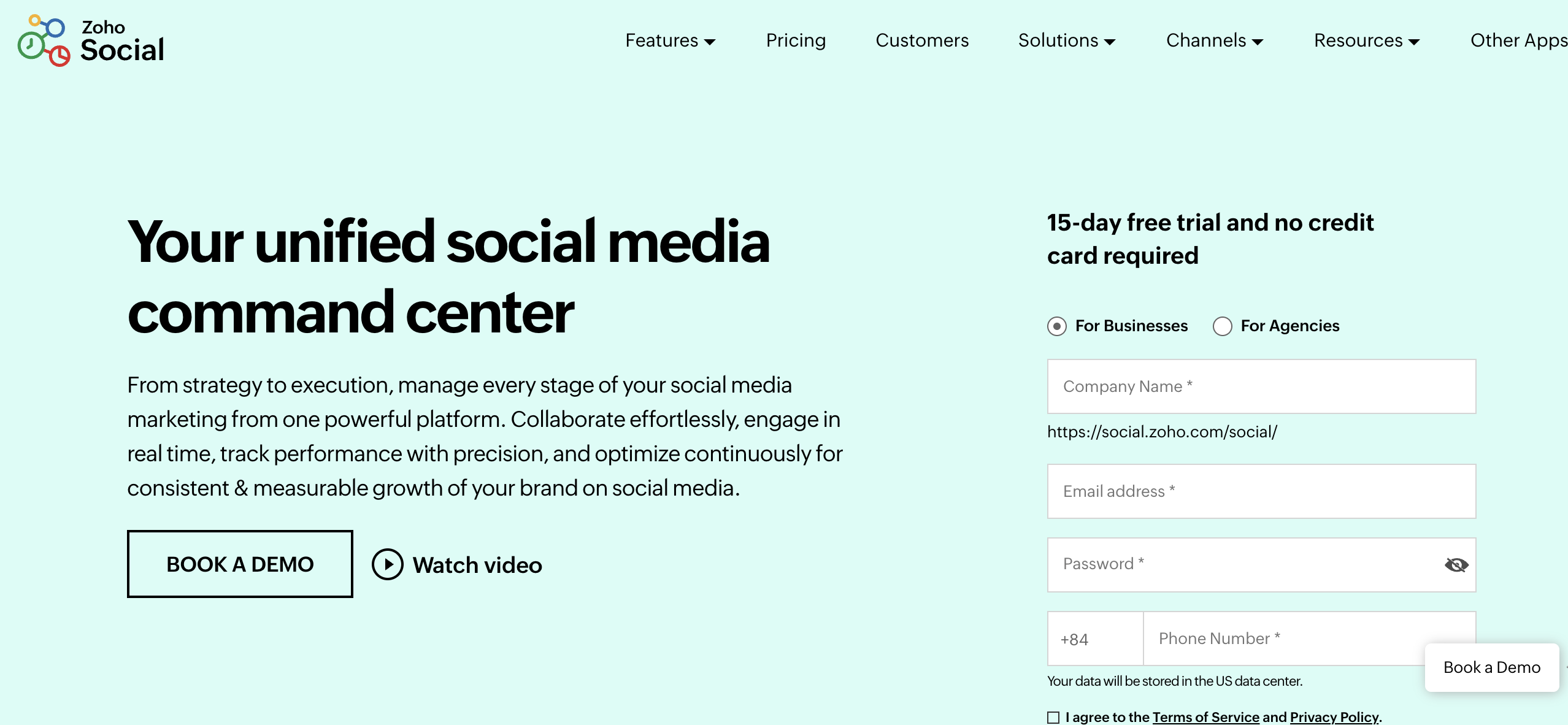 Zoho Social: